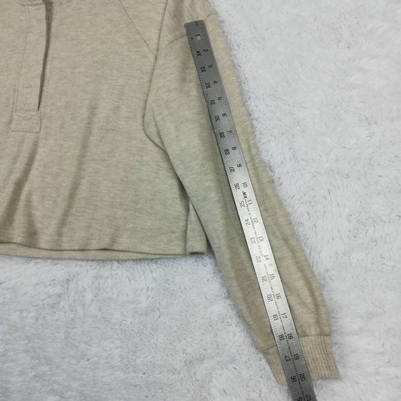 Bp Womens Pullover Sweater Beige Long Sleeve Jewel Neck Tight Knit L New - Picture 5 of 8